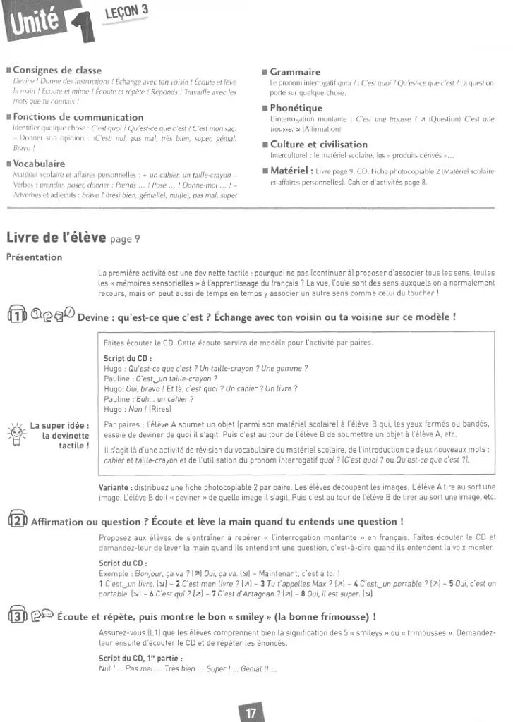 Amis et compagnie 1. Niveau A1. Guide pedagogique - фото 4