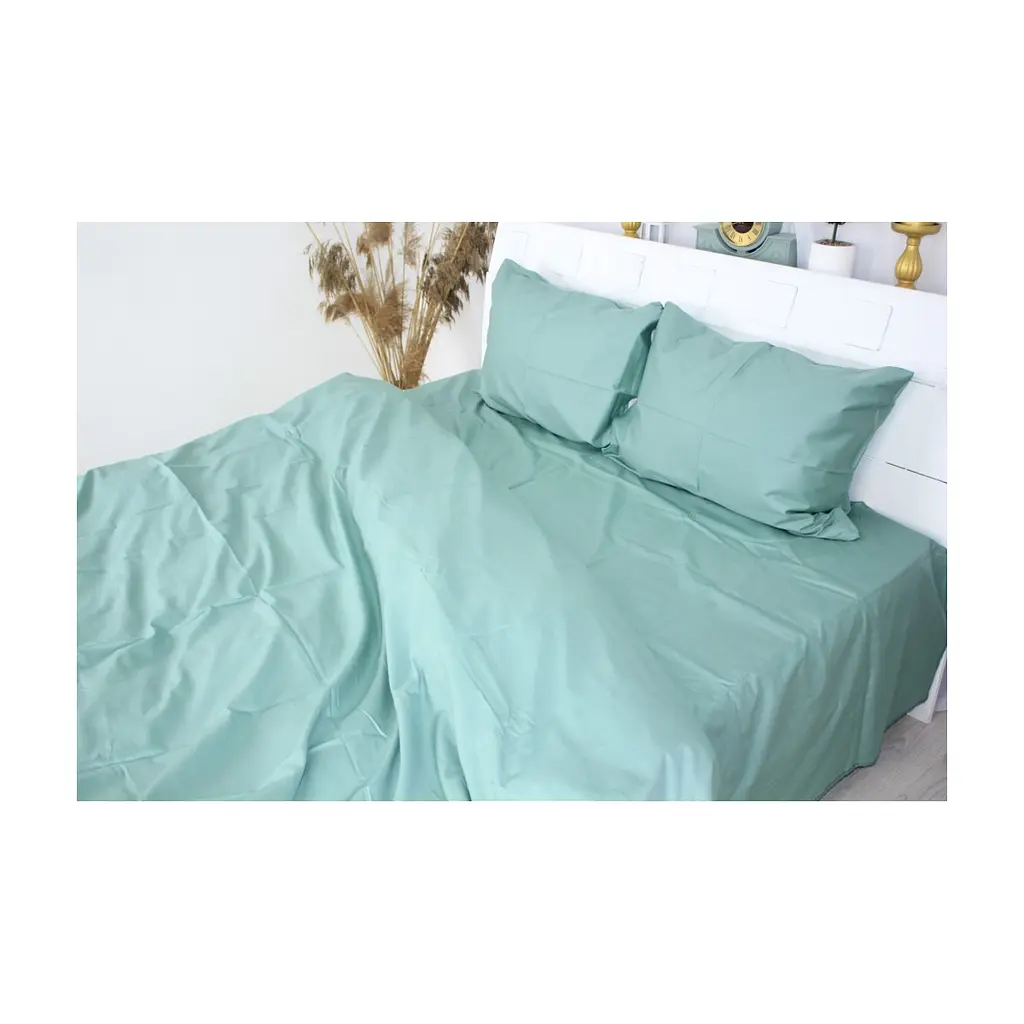 Постільна білизна MirSon Сатин 0844 Green Olive 175х210 (2200002025010) - фото 3
