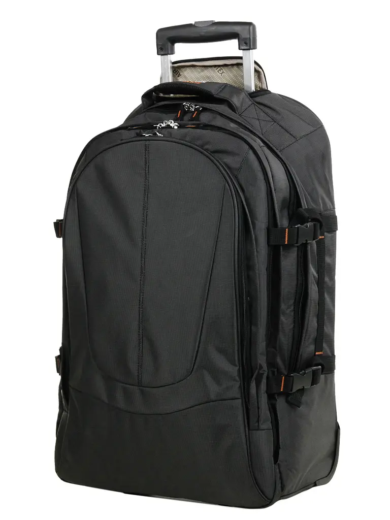 Дорожня сумка-рюкзак на колесах Airtex 560/3 64×41×25см M 42,6л Темно-сірий - фото 3