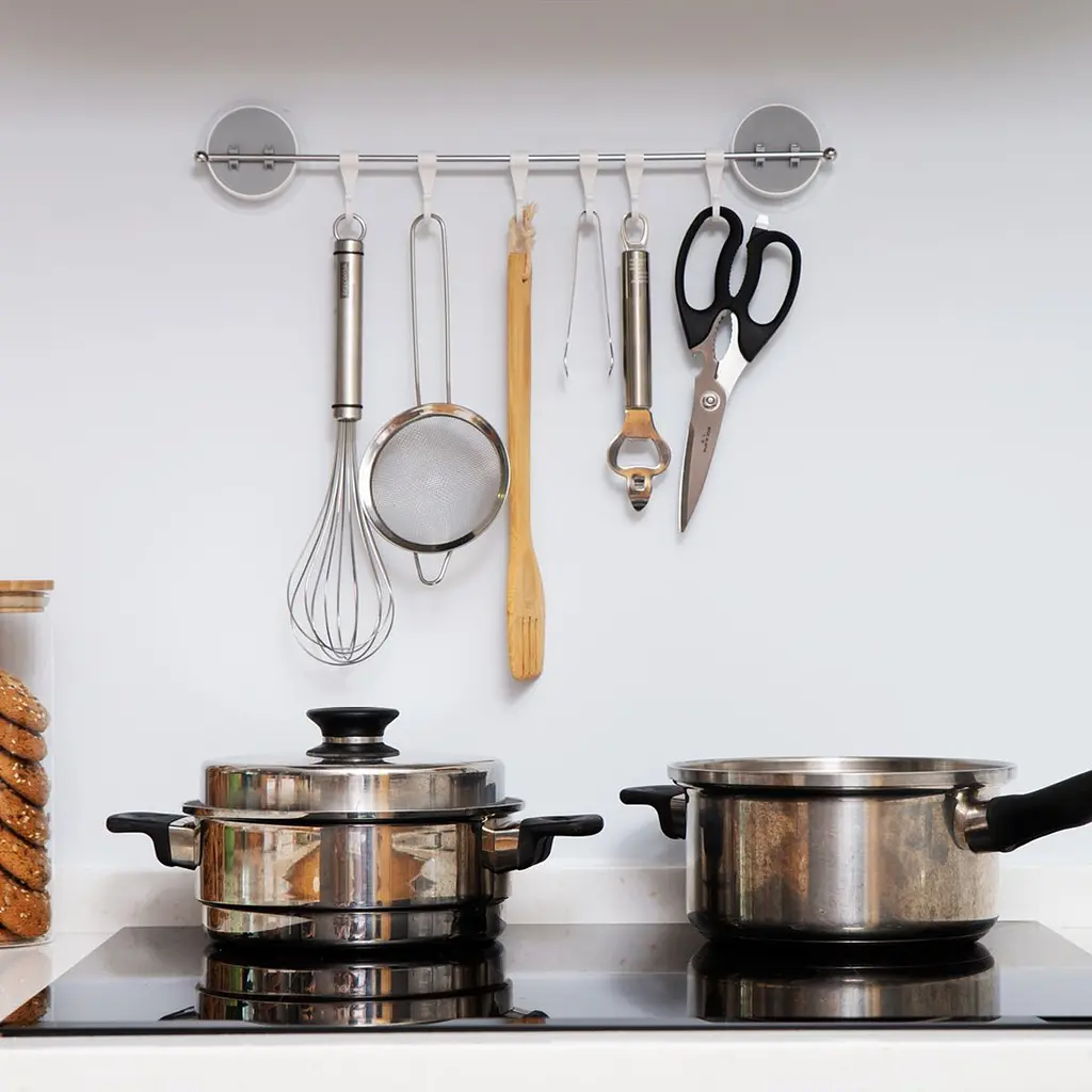 Универсальный держатель с крючками MVM BP-8, белый (BP-8 WHITE) - фото 9