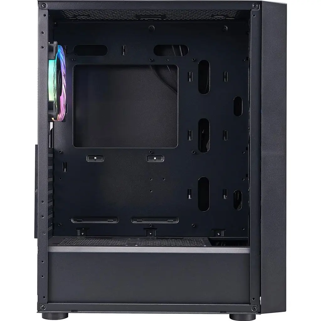 Корпус 1stPlayer Go6-BK-4FS7 Black [146442] - фото 4