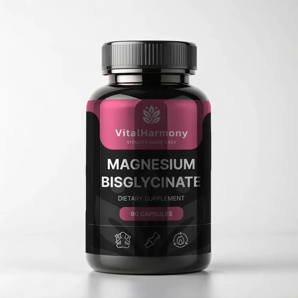 Вітаміни та мінерали Magnesium Bisglycinate, 90 капсул VitalHarmony vit0003571