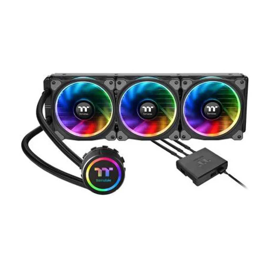 Система рідинного охолодження ThermalTake Floe Riing RGB 360 TT Premium Edition (CL-W158-PL12SW-A) - фото 2