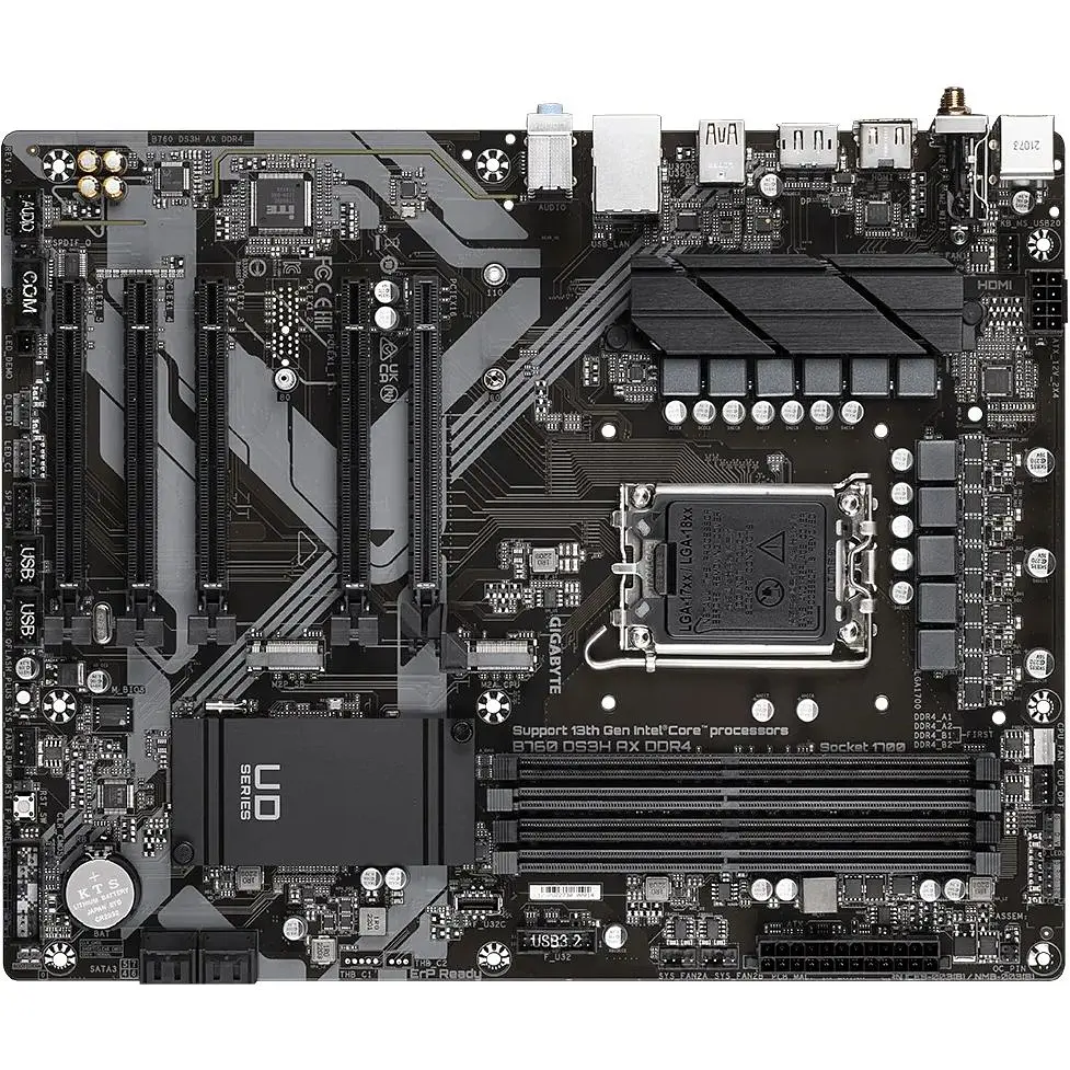 Материнська плата Gigabyte B760 DS3H AX DDR4 Socket 1700 - фото 4