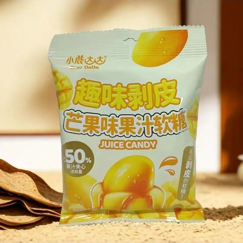 Желейні цукерки Deer Dada Peeling Juice Candy Mango 70г - фото 3