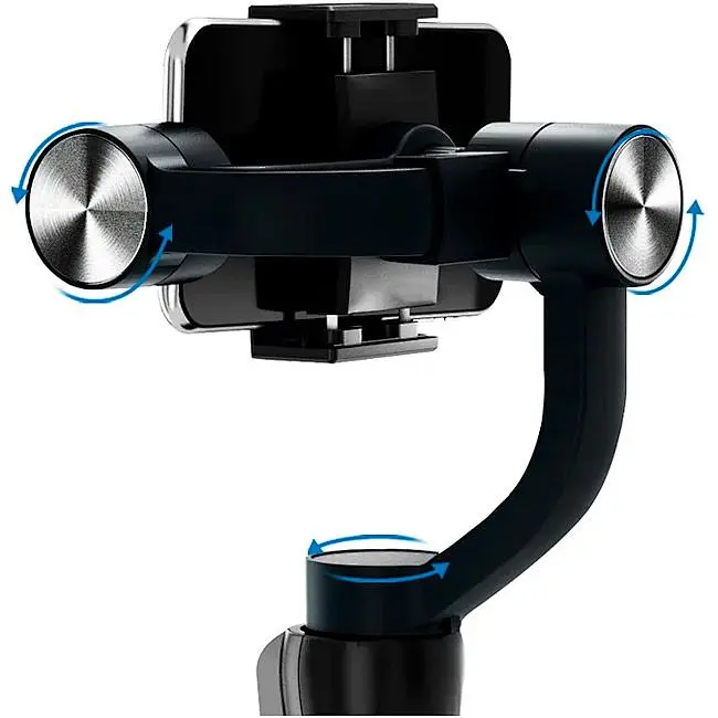 Стабілізатор відеозйомки WiWU Three-Axis Motorized Gimbal Stabilizer S5B [87861] - фото 7