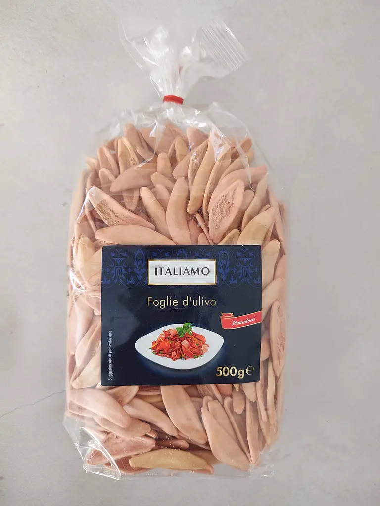 Макарони Italiamo Foglie d'ulivo з помідором 500г.