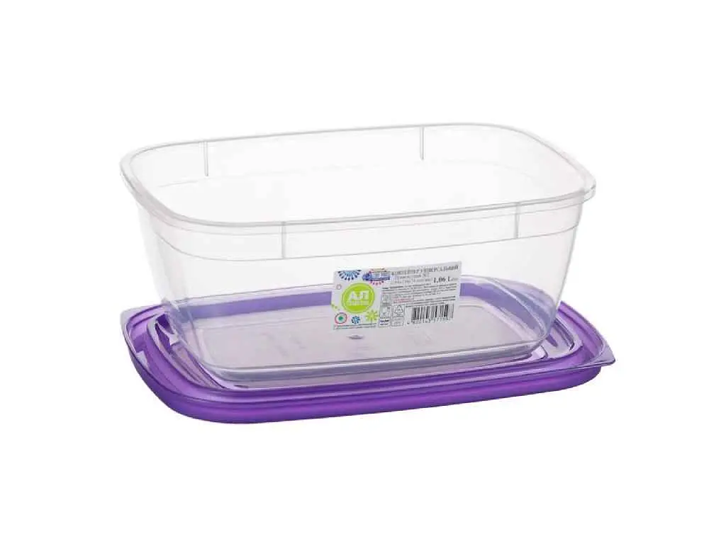 Контейнер AL-PLASTIK 1,86л харчовий економ прямокутний - фото 3