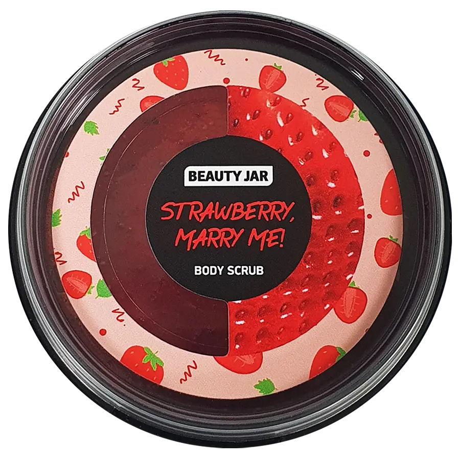 Скраб для тіла Полуниця Marry Me Beauty Jar 200 г - фото 2