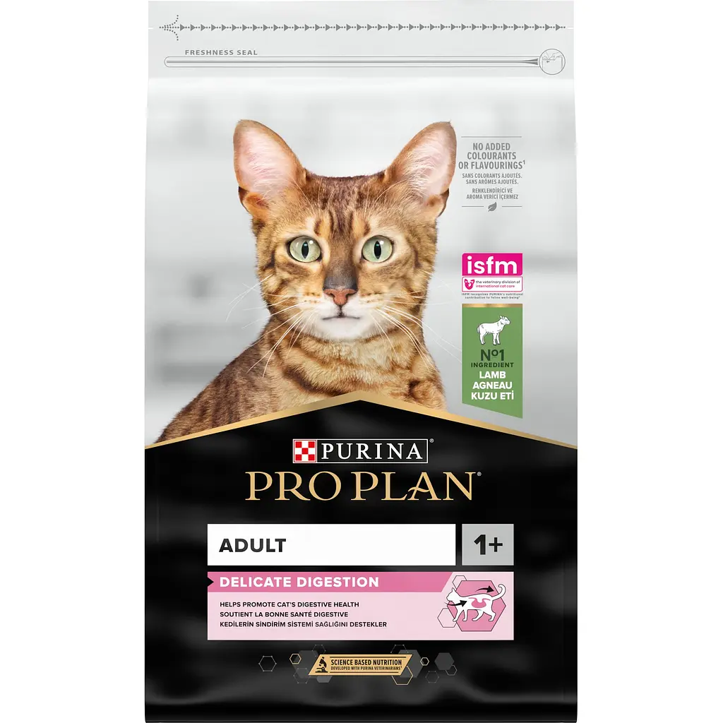 Сухий корм для котів з чутливим травленням Purina Pro Plan Delicate з ягням 10 кг (12434335) - фото 2