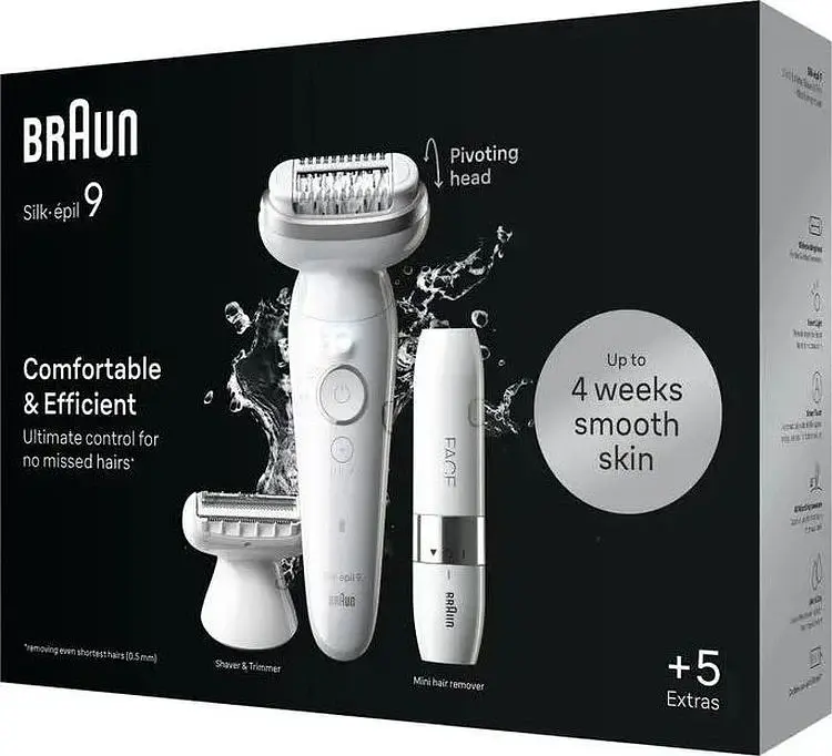 Епілятор Braun Silk-epil 9 SES 9-341 Білий UA - фото 3