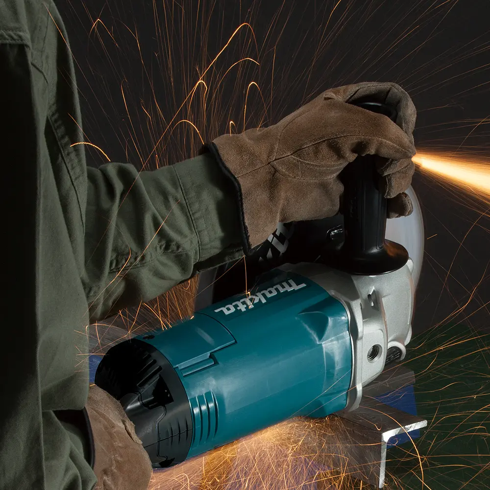 Шліфмашина кутова мережева Makita GA9061R (230 мм, 2200 Вт, 6600 об/хв, SJS II) - фото 8
