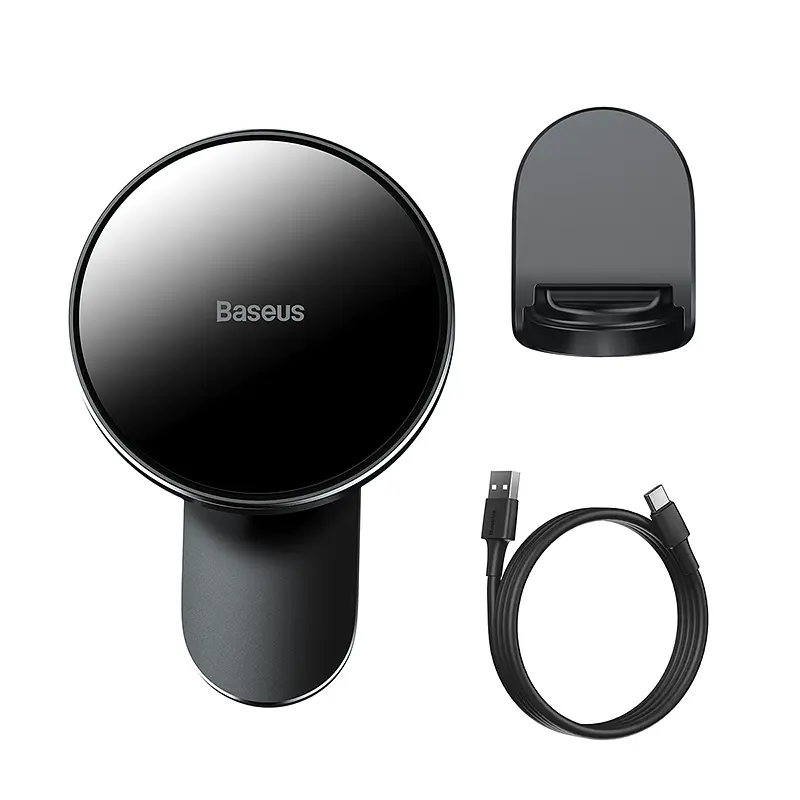 Автодержатель с беспроводной зарядкой Baseus Big Energy Car Mount Wireless Charger (WXJN-01) [64543] - фото 6