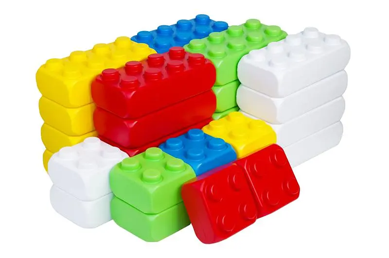 Конструктор блоковий 115/26 "Mega Brick №3" 30 елементів (4 кнопки 10 шт, 8 кнопок 20 шт) BAMSIC - фото 4