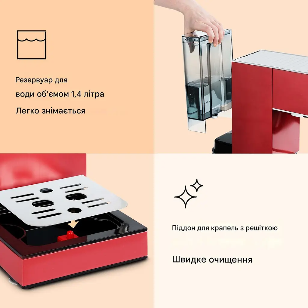 Кофеварка Klarstein Pausa 20 бар (10038394) - фото 3