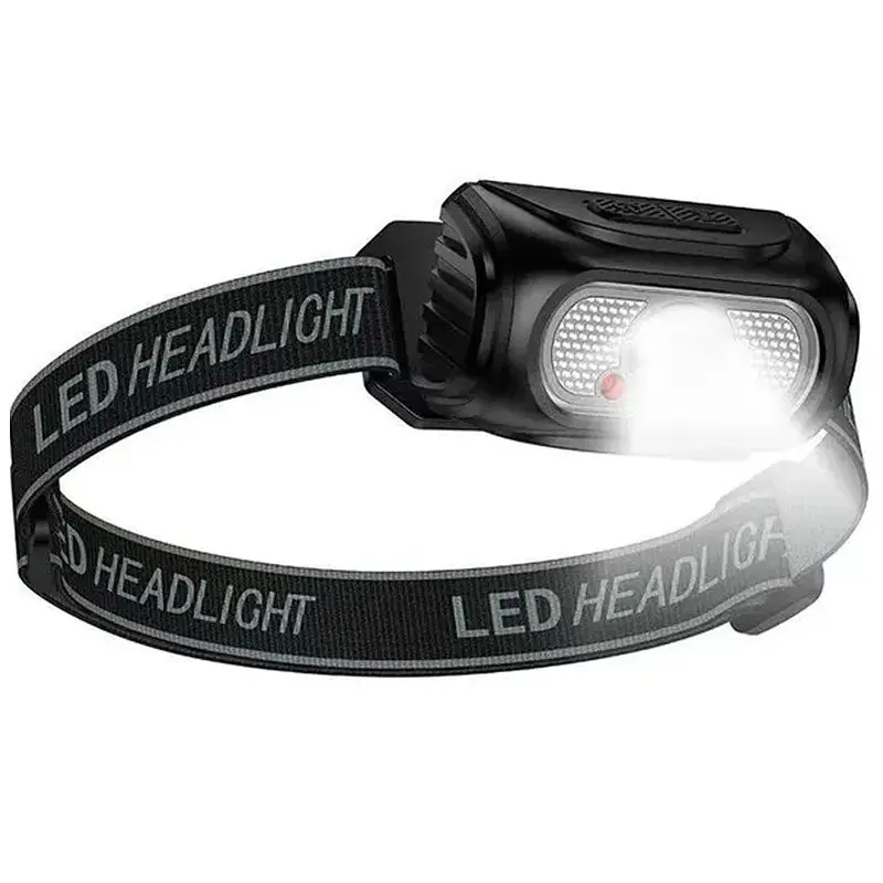 Ліхтар з кріпленням на голову Hoco DL24 (500mAh) Black - фото 3