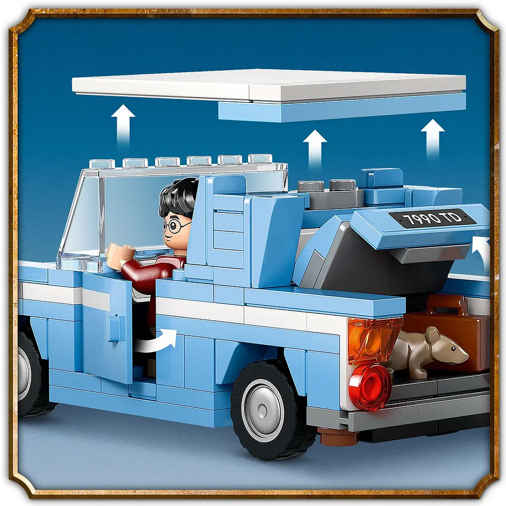 Конструктор LEGO Harry Potter™ Летючий Форд «Англія», 165 деталей (76424) - фото 8