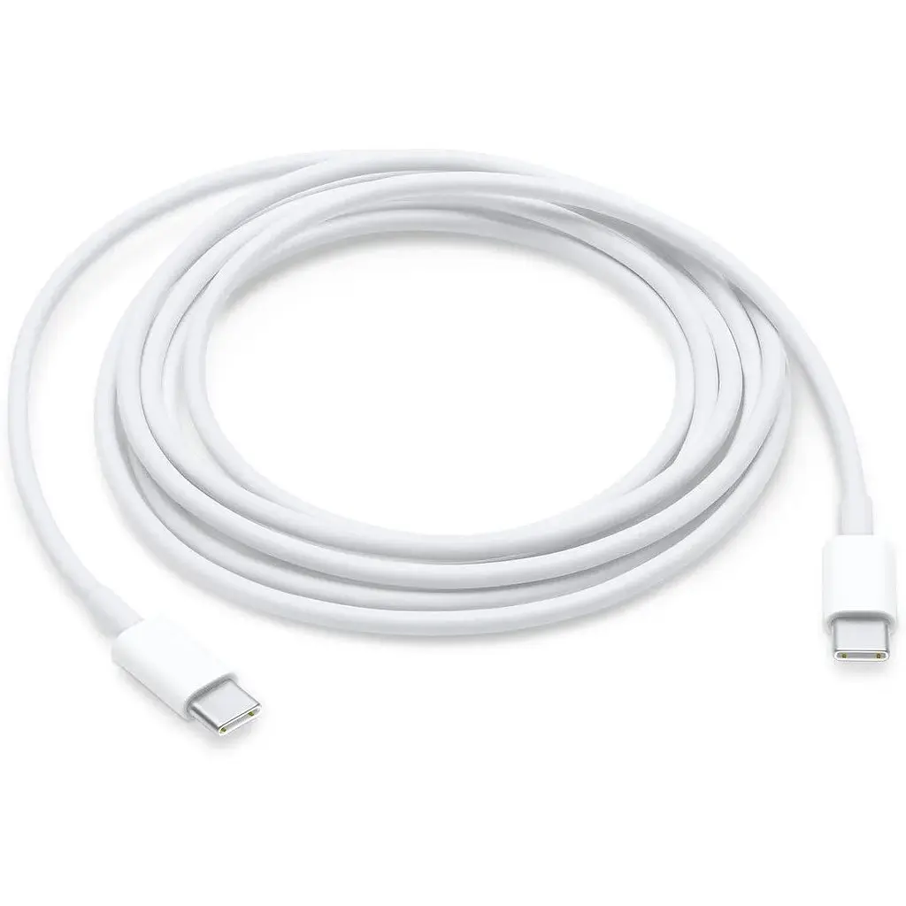 Кабель USB-C на USB-C 2m для Apple (OEM) white - фото 2