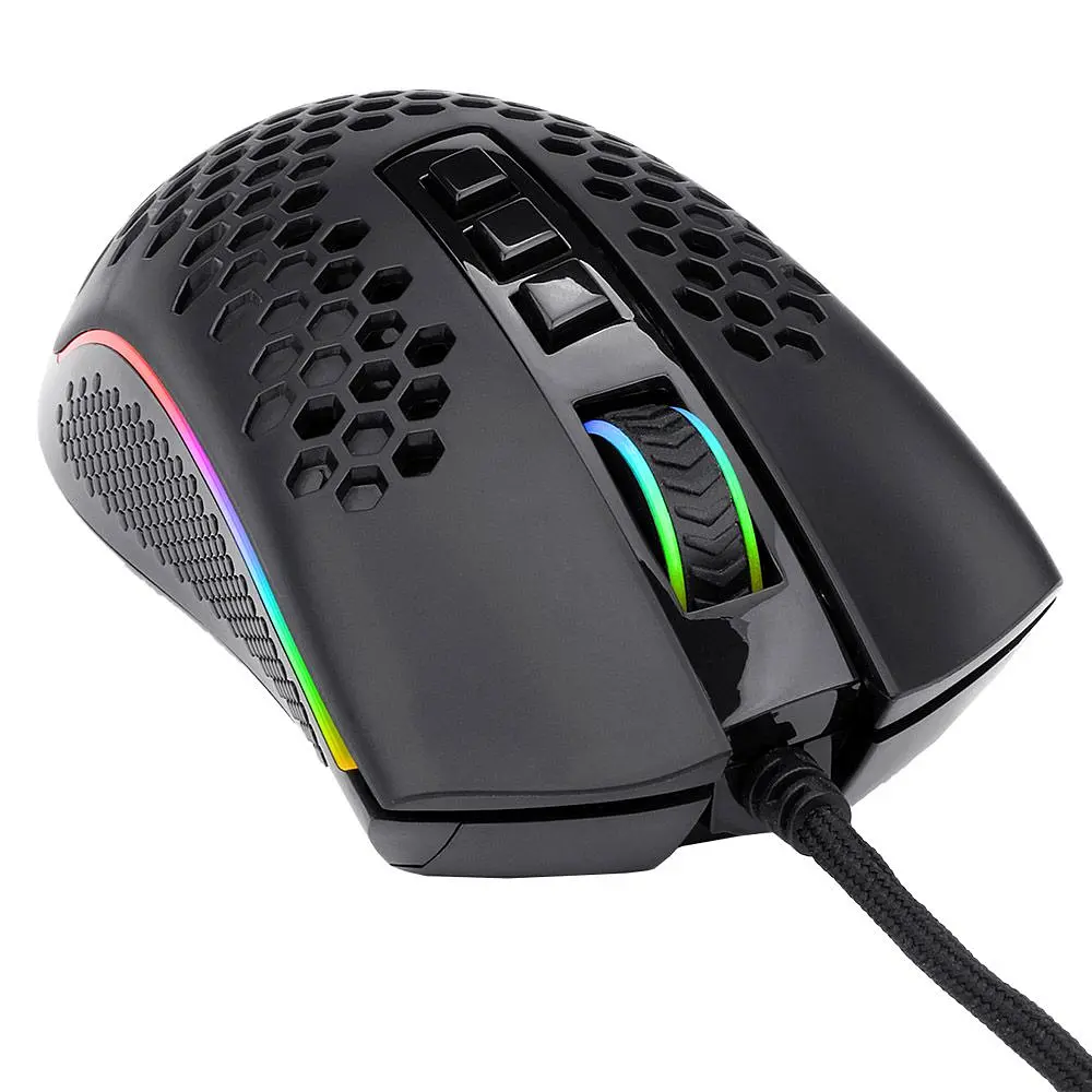 Комп'ютерна мишка Redragon Storm M808 RGB Optical ігрова 12400dpi. 7кн. Ultralight чорна (77854) - фото 6