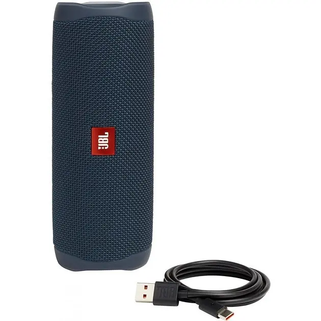 Портативная акустика JBL Flip 5 беспроводная синяя (JBLFLIP5BLU) - фото 3