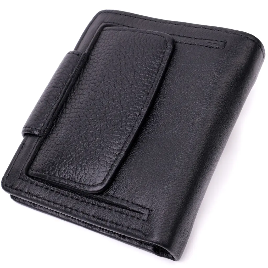Кожаный женский кошелек ST Leather 9.5х11.2х1.5 см acs0028424 - фото 2