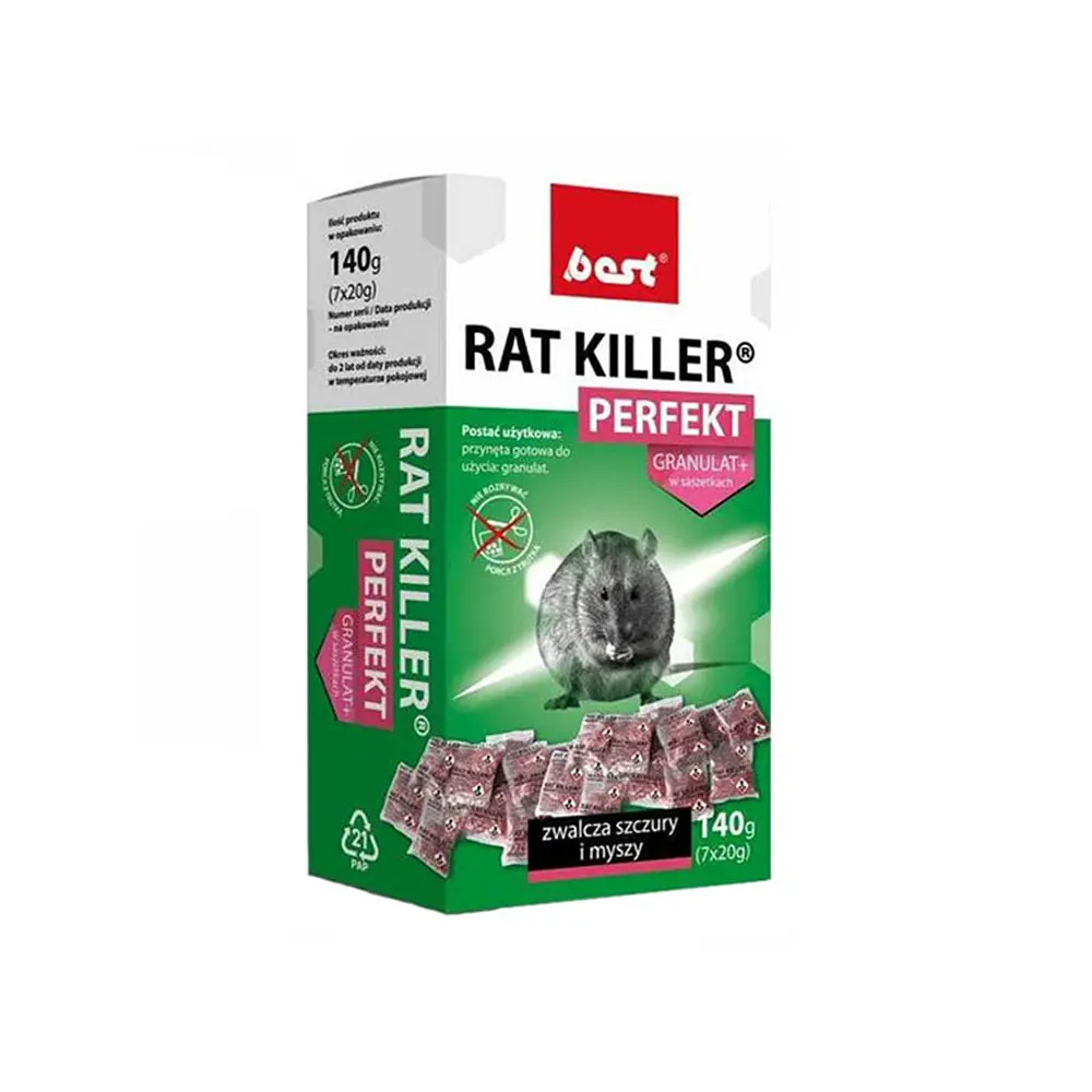 Муміфікуючий засіб для гризунів Best RAT Killer Perfekt, 140 г