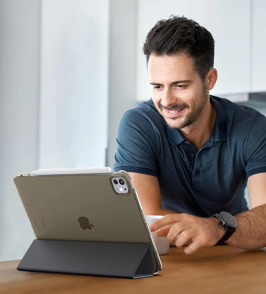 Чохол-книжка BeCover Tri Fold Hard для Apple iPad Pro 11 M4 2024 Чорний (711726) - фото 2