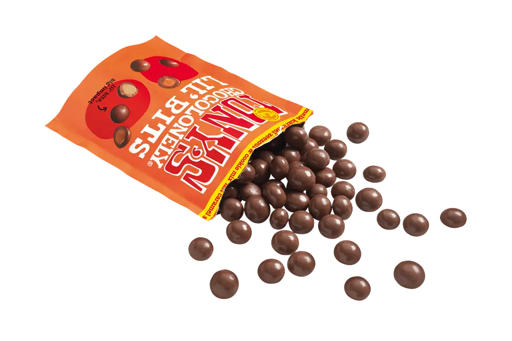 Драже Tony's Chocolonely Lil' Bits з карамеллю, морською сіллю та печивом 113г - фото 4