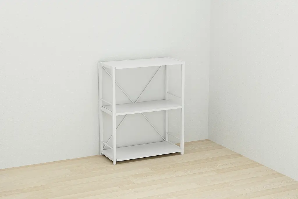 Етажерка 3/60 Ferrum-decor Серії Коннект 73x60x28 білий ДСП Білий 16мм (FRD-104260) - фото 5