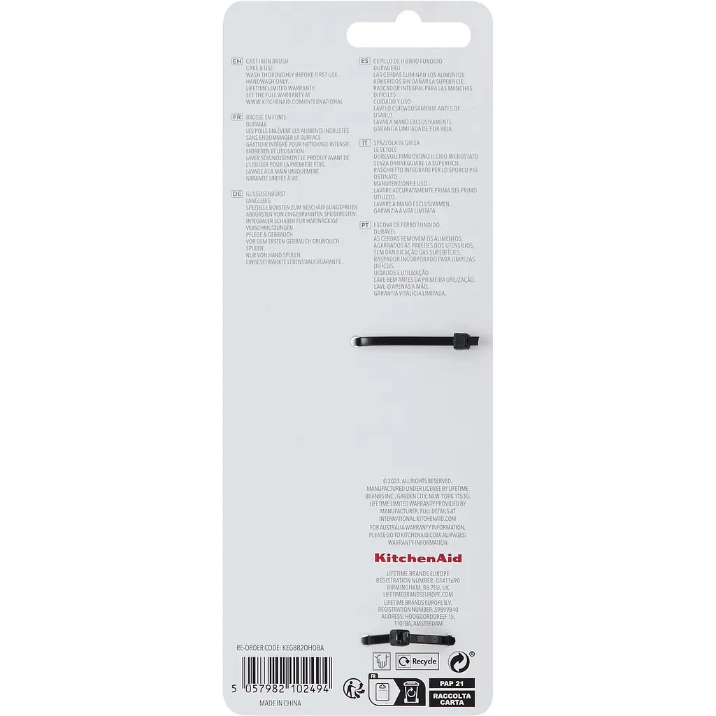 Щетка для мытья посуды KitchenAid Sinkware серая (KEG882OHOBA) - фото 7