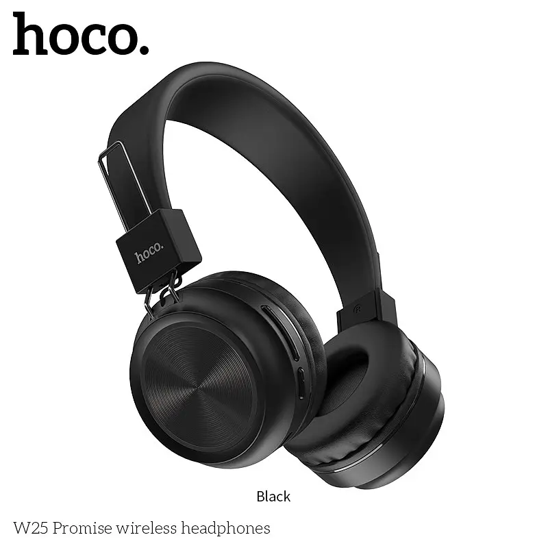 Навушники Bluetooth HOCO Promise W25 MicroSD/AUX support - фото 3