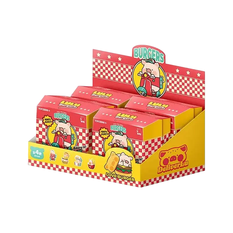 Колекційна фігурка 10/10 Toys Lulu The Piggy Серія Burger Express Movable Series (Blind Box) 10_10 Art.Lulu1310 - фото 8