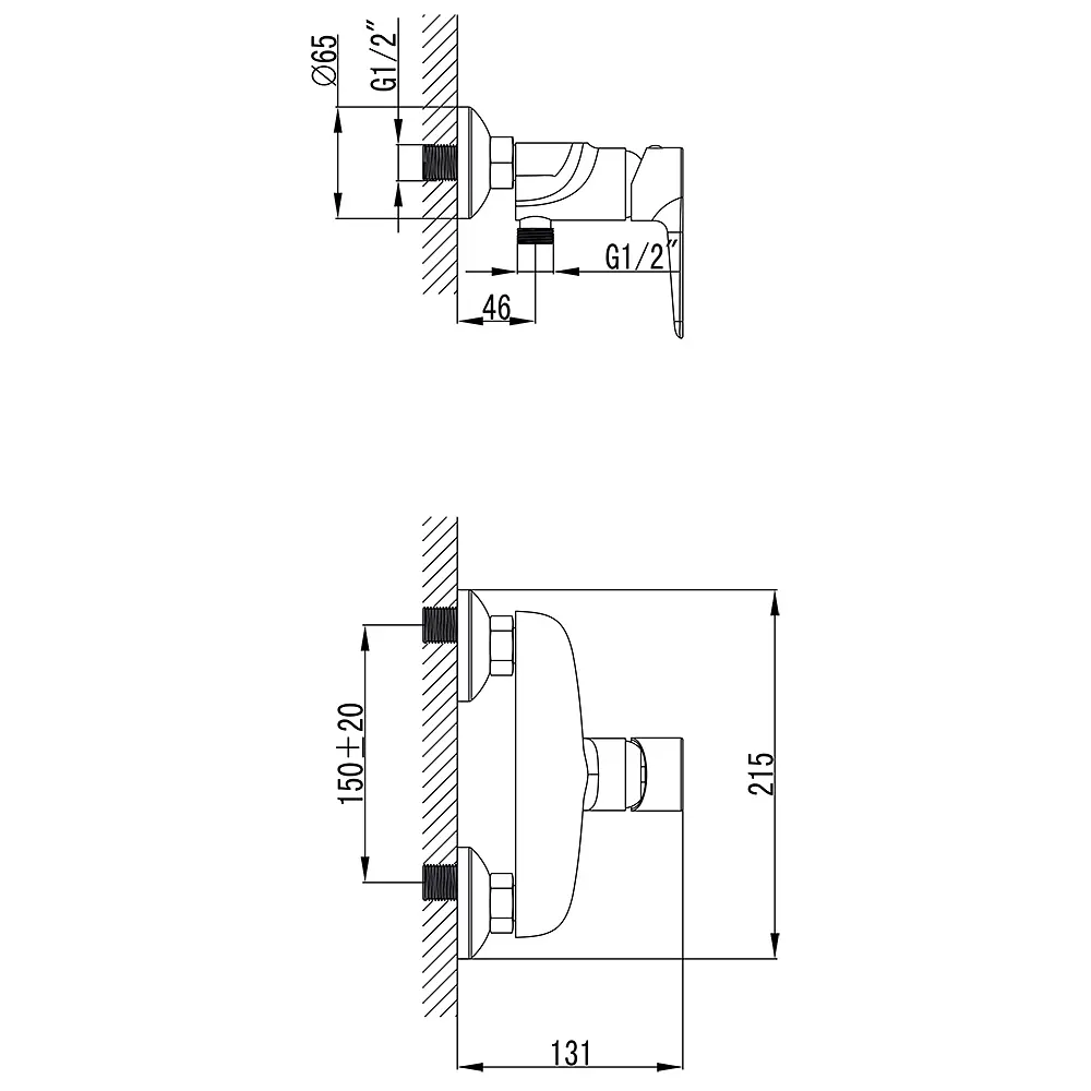 Змішувач для душа Corso GARDA BC-1D121W - фото 4