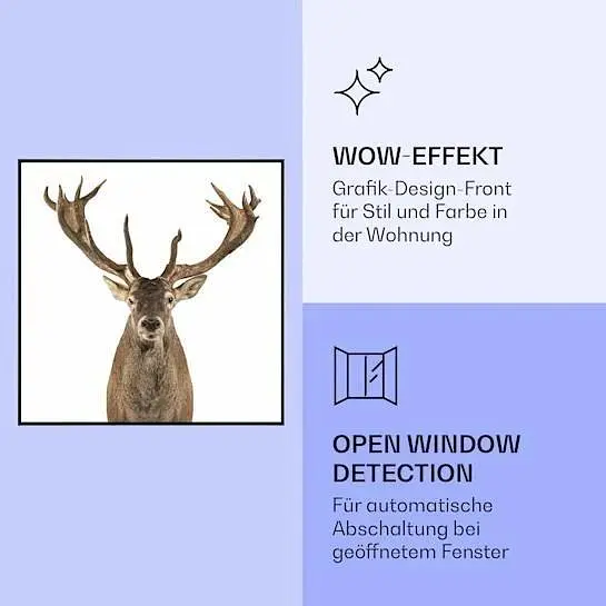 Инфракрасный обогреватель Klarstein Wonderwall Air Art Smart Deer (10037831) - фото 6