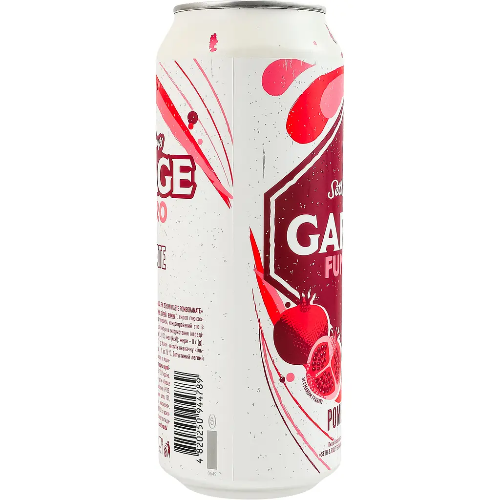 Пиво спеціальне Seth&Riley's Garage Fun Zero №0 Taste Pomegranate безалкогольне 0.5 л - фото 4