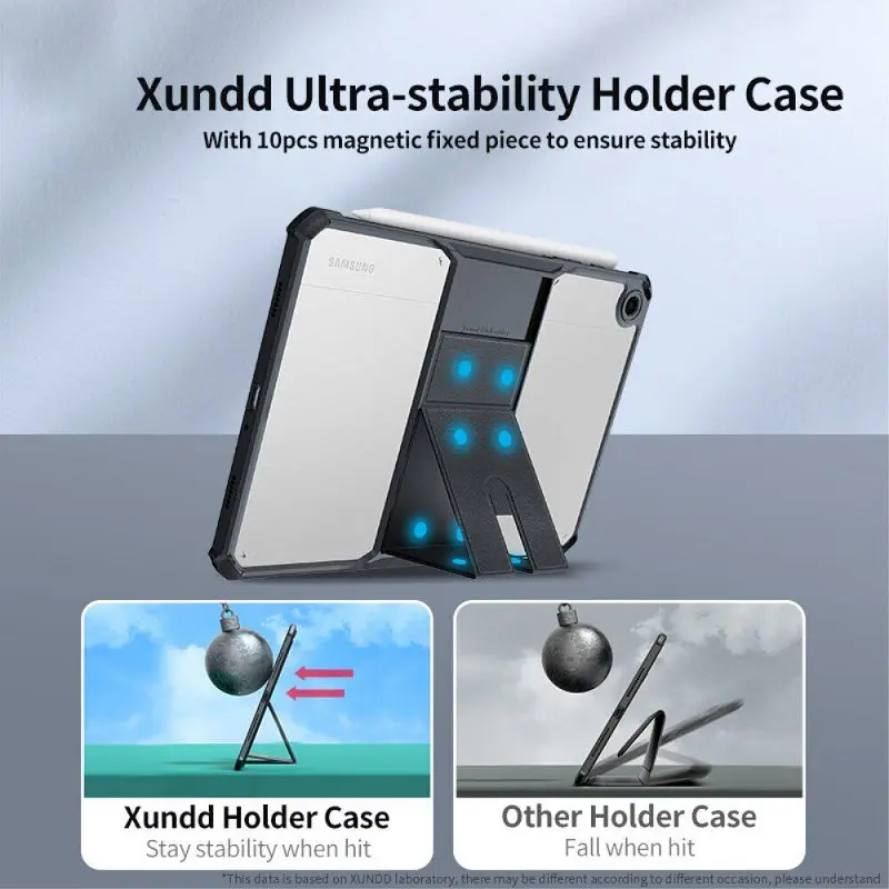 TPU+PC чехол Xundd Stand c усиленными углами для Samsung Galaxy Tab A9 (8.7#039;#039;) - фото 4
