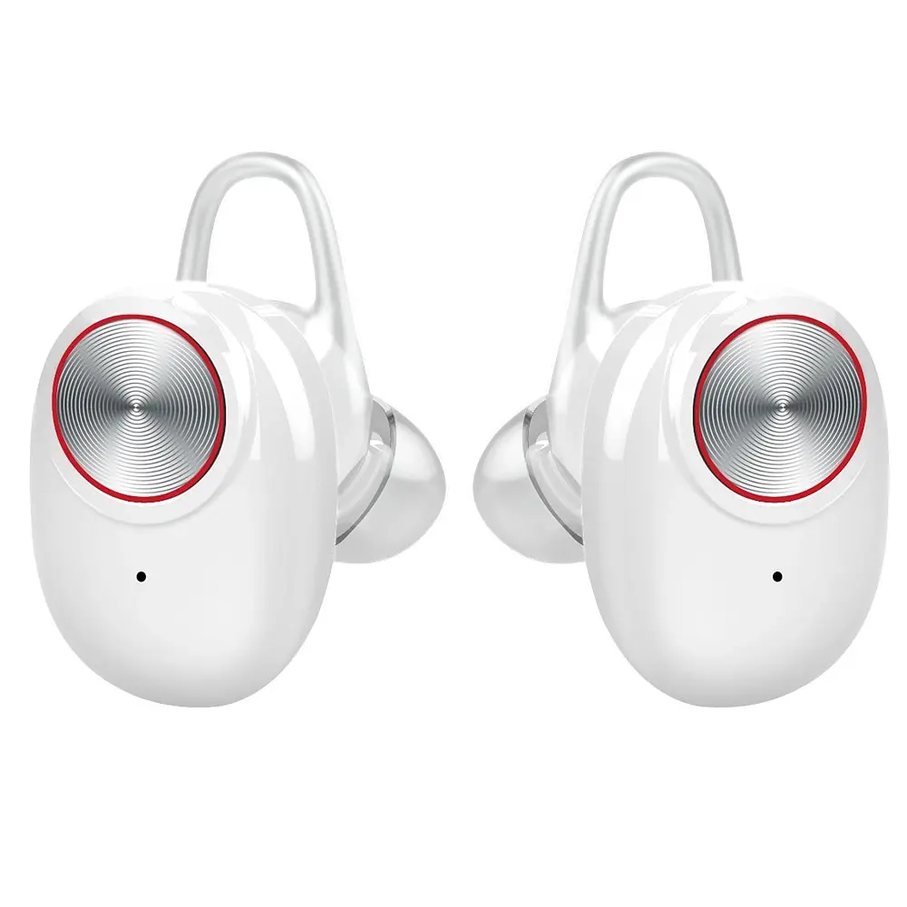 Бездротові навушники SUNROZ V5 TWS Bluetooth 5.0 Білий (SUN3193) - фото 3