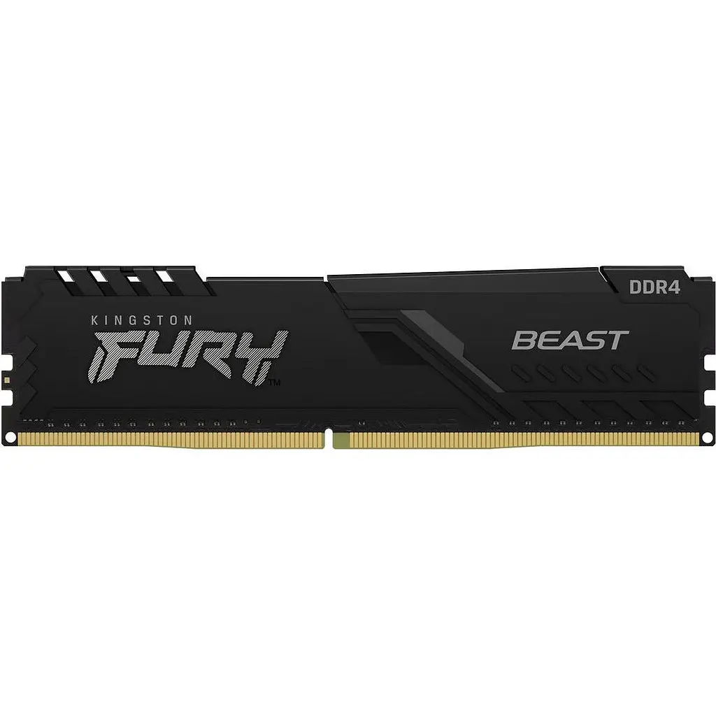 Модуль пам'яті DDR4 Kingston FURY Beast 16 ГБ 3200 МГц чорний (KF432C18BB/16) [176345] - фото 4