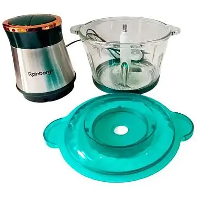 Подрібнювач Rainberg RB-2201 блендер зі скляною чашею чоппер 2 л 1300 Вт - фото 2