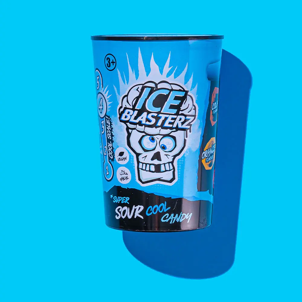Кислі цукерки Brain Blasterz Ice Blasterz Super Sour Cool 45г - фото 6