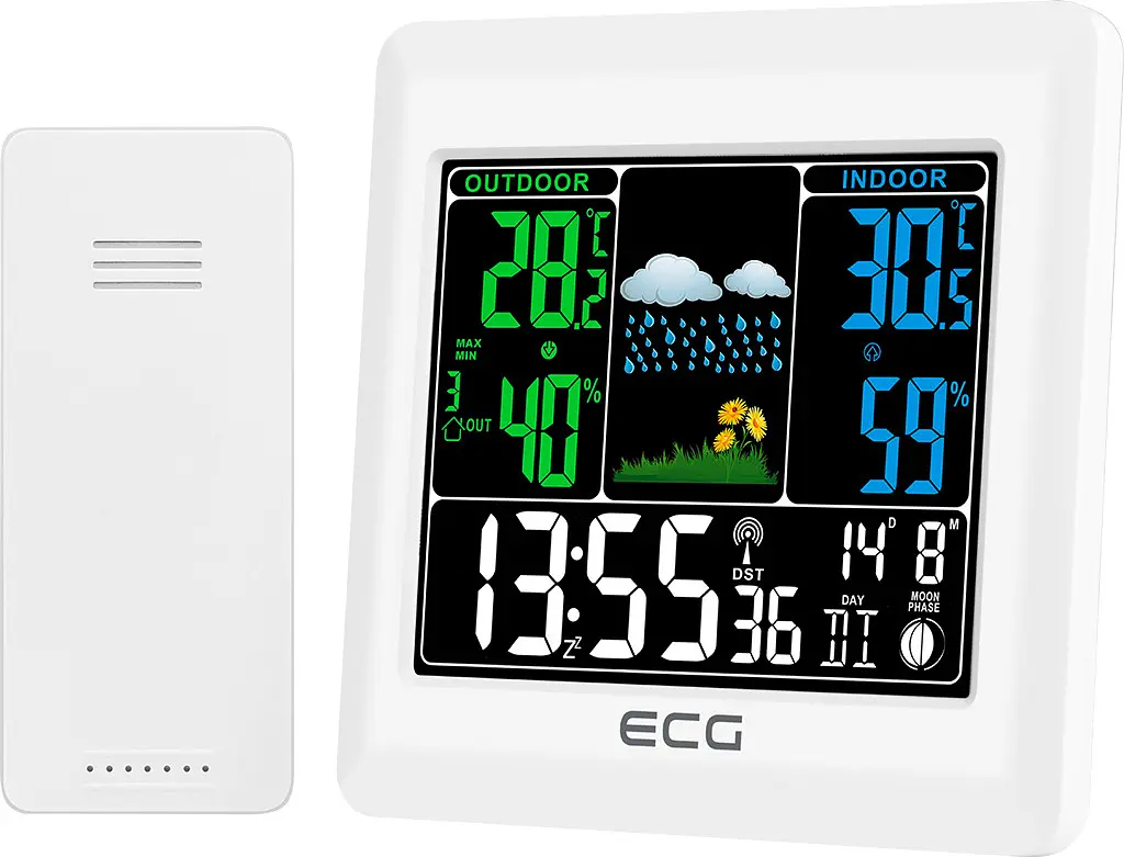 Метеостанція ECG MS 300 White - фото 4