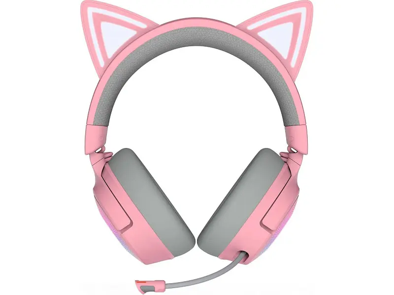 Навушники з мікрофоном Razer Kraken Kitty V3 PRO Quartz (RZ04-05170200-R3M1) - фото 5