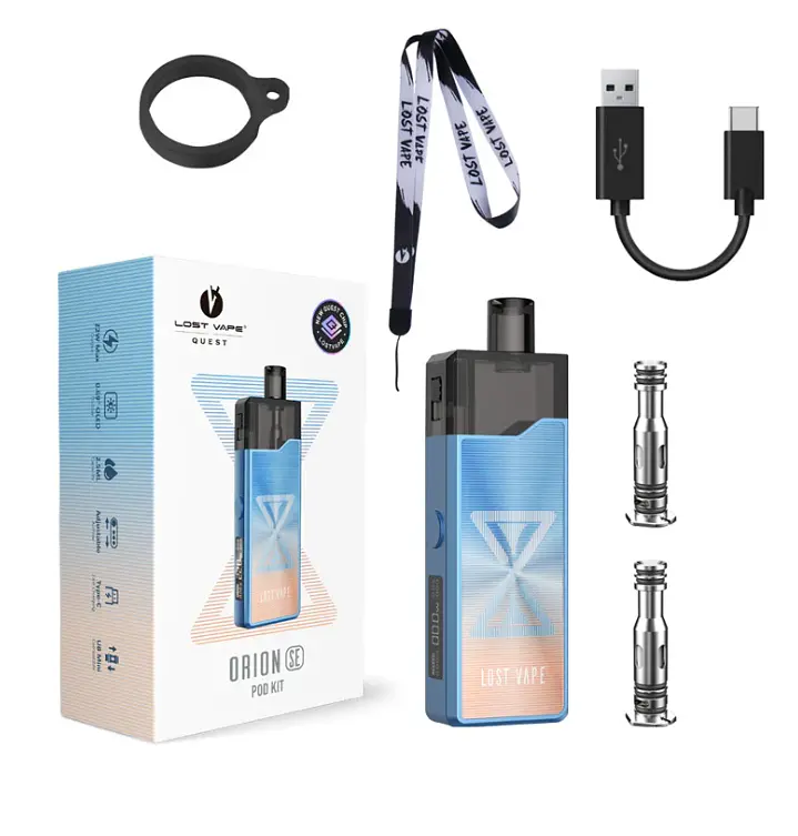 Підсистема POD System Lost Vape Orion SE 22W Pod 800mAh 2.5ml Kit Dazzling Purple (17759) - фото 2
