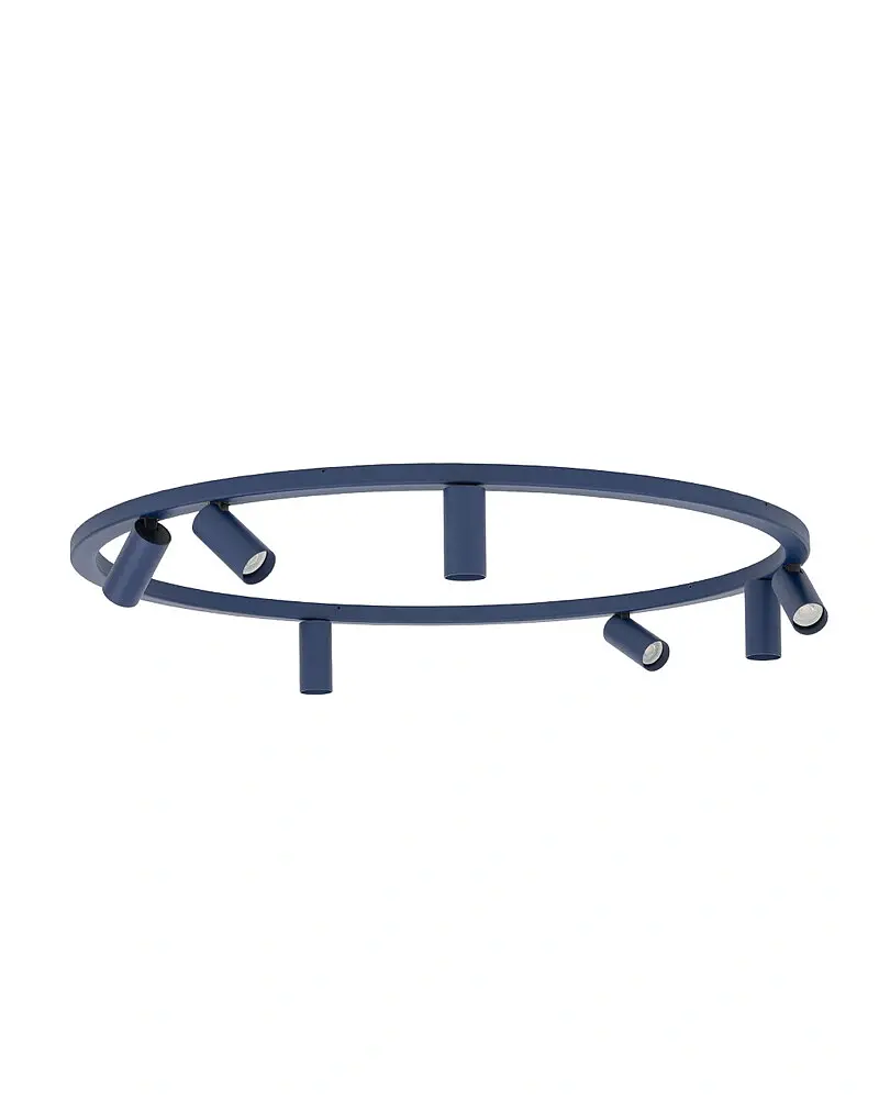 Люстра Nowodvorski 11947 Fourty Round GU10 R35 7x10W IP20 синяя - фото 4