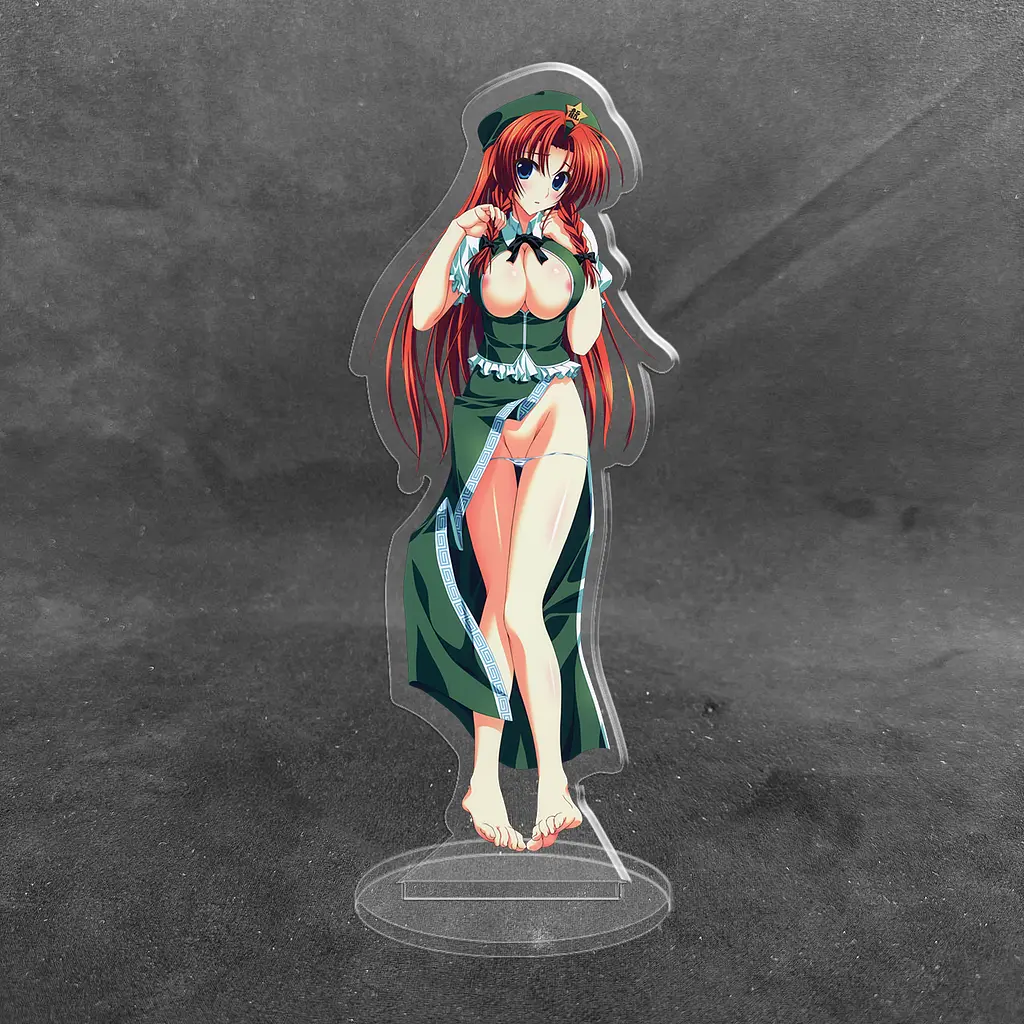 Акрилова колекційна фігурка Аніме: Dakimakura Hong Meiling 15 см - фото 2