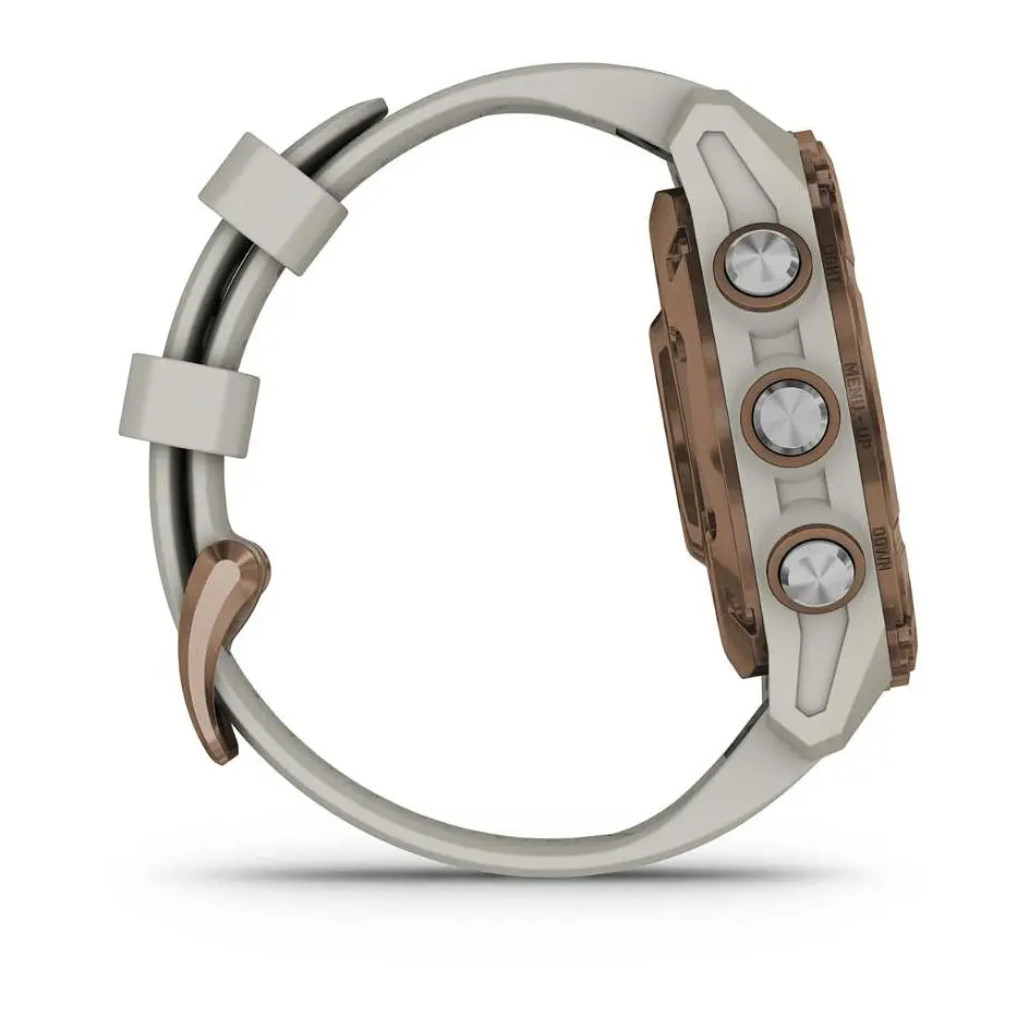 Спортивные часы Garmin Descen Mk3i – 43 mm Bronze PVD Titanium with French Gray Silicone Band (010-02753-13/14) - фото 9