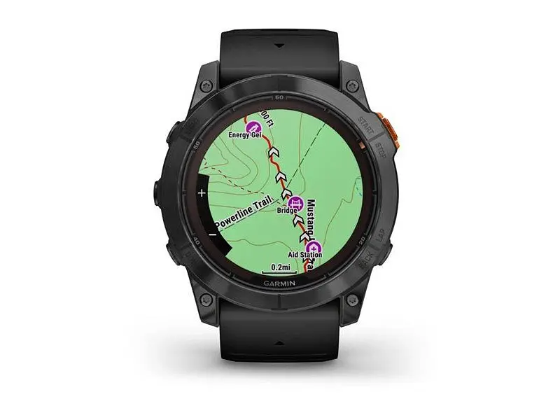 Смарт-годинник Garmin Fenix 7X Pro Solar Slate Gray w. Black Band (010-02778-00/01) - фото 3
