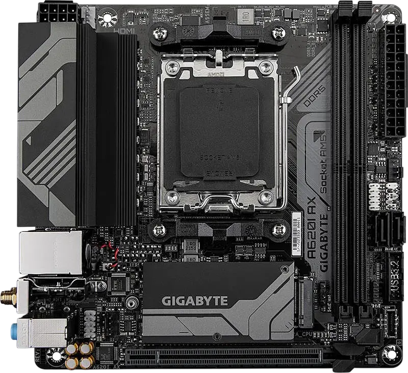 Mатеринська плата Gigabyte A620I AX Socket AM5 (A620I AX) Б/В - фото 2