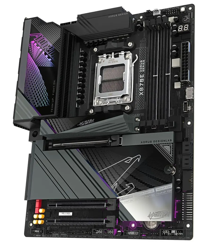 Материнська плата GIGABYTE X870E AORUS MASTER (X870E AORUS MASTER) (Socket AM5, AMD X870E, ATX) - фото 2