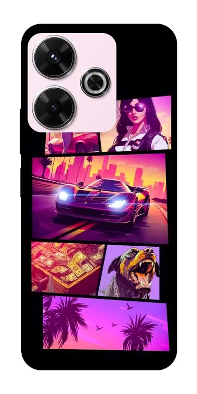 TPU чохол Demsky GTA vibes для Xiaomi Redmi 13 4G / Poco M6 4G